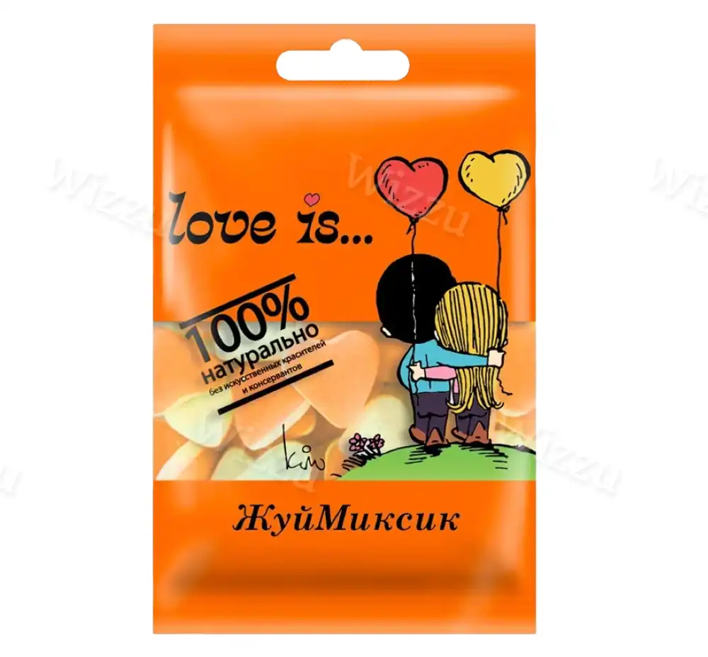 Мармелад LOVE IS Жуй Миксик Клубника-Банан 20гр