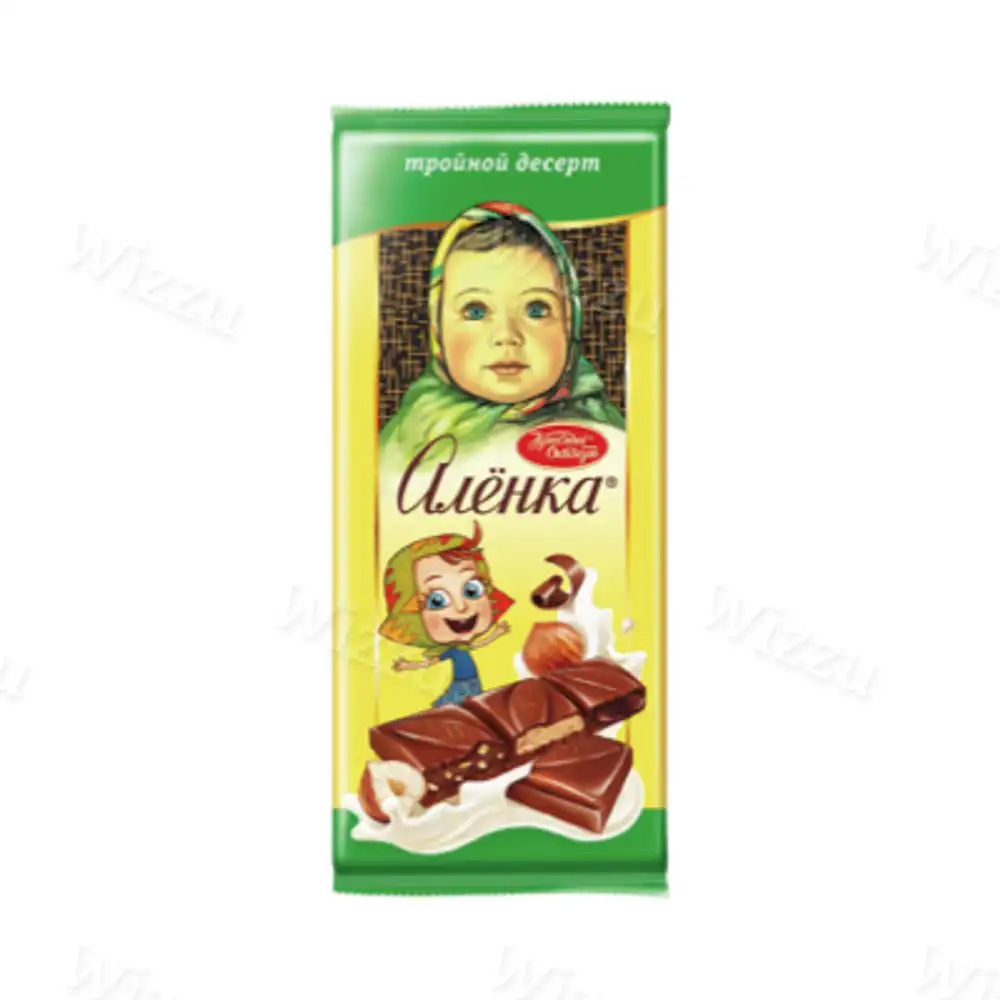 Шоколад "Аленка" Тройной десерт 3 вкуса 85г