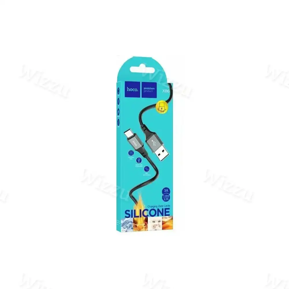 Кабель USB HOCO X86 Type C (белый) 6931474777997