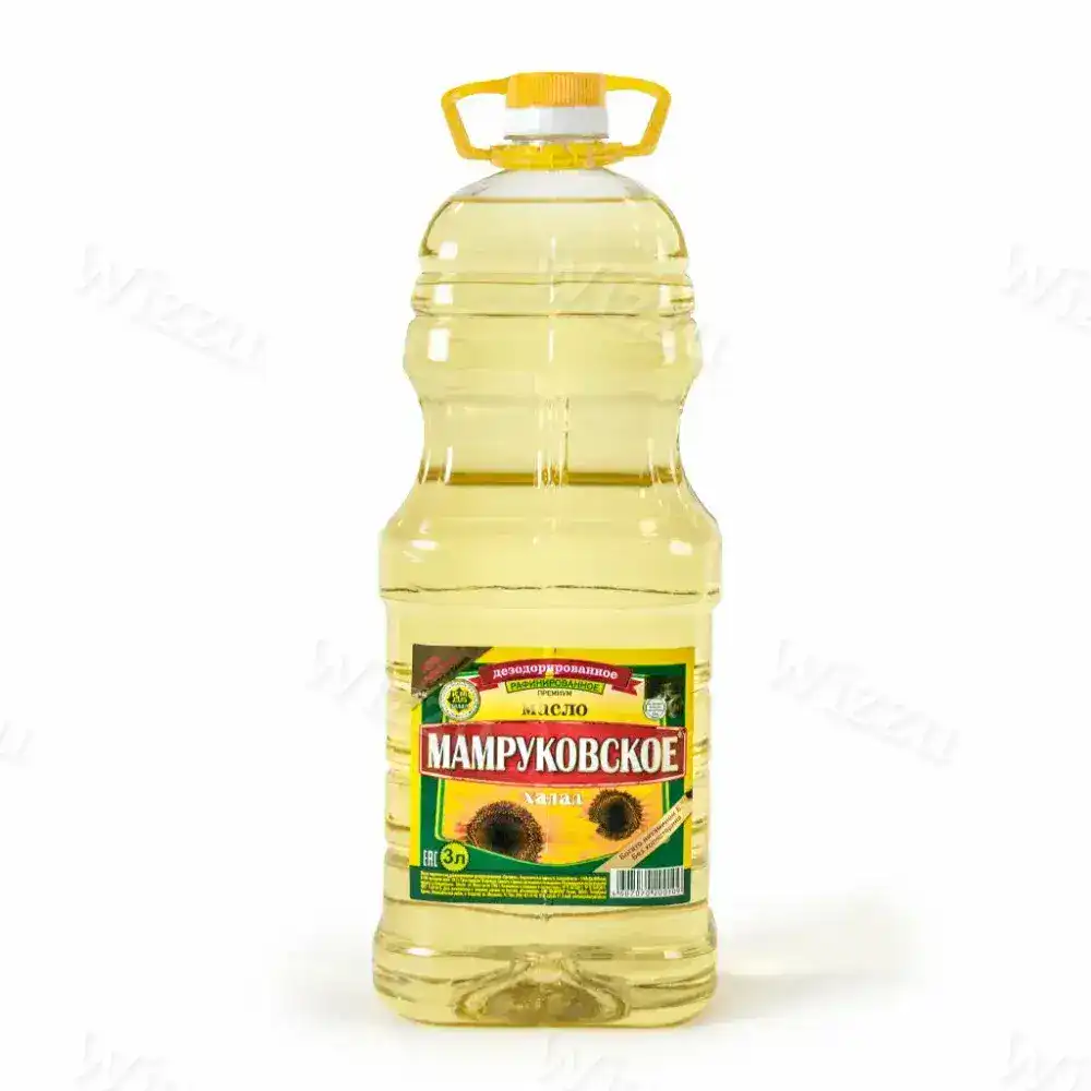 Подсолнечное масло Мамруковское раф. 3л