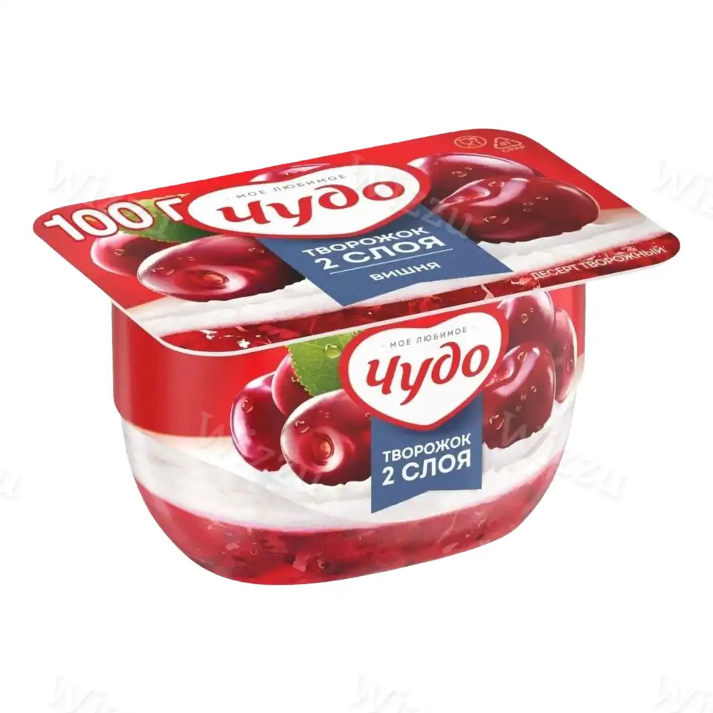 Творожок Чудо 4,2% 100г Вишня