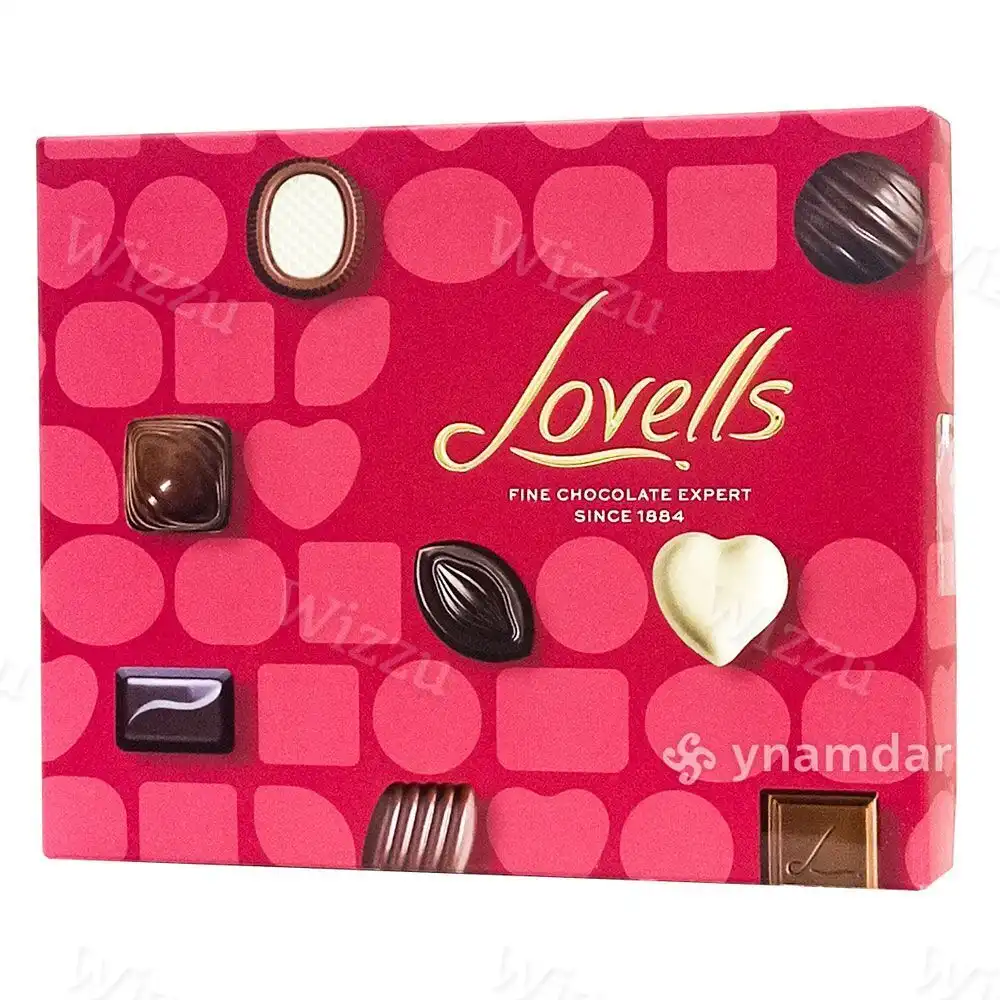 Шок.Конфеты в красной короб.Lovells 140гр