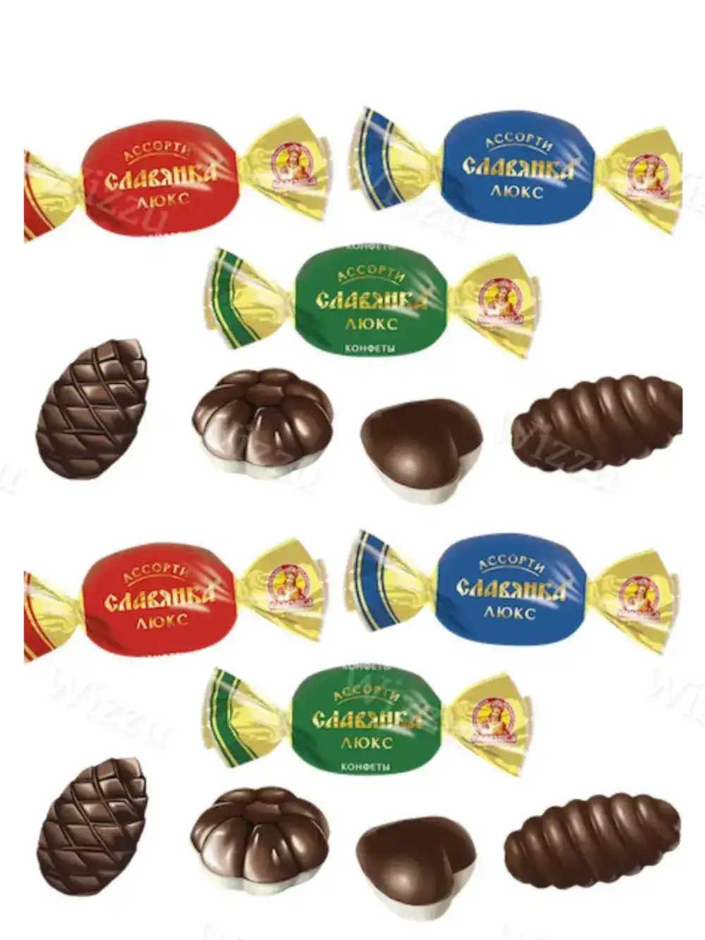 Конфеты Ассорти славянка Люкс славянка кг
