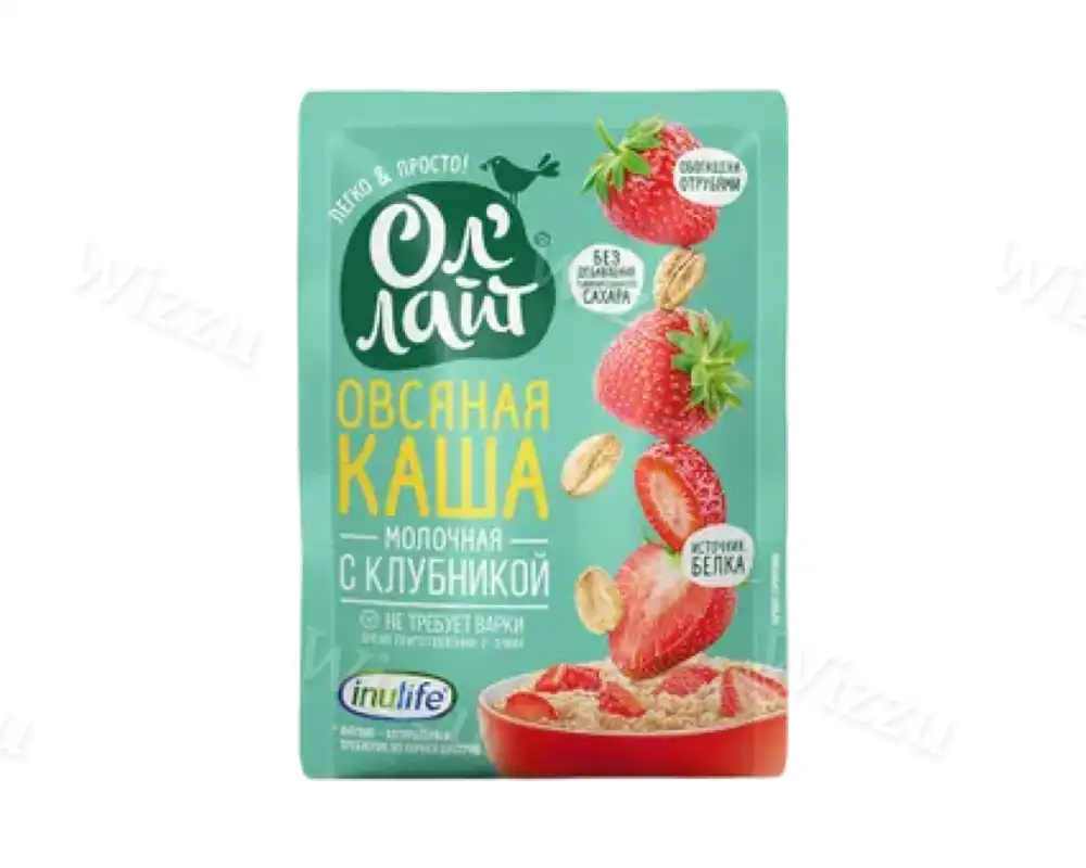 Каша "ОлЛайт " с Клубникой 40гр