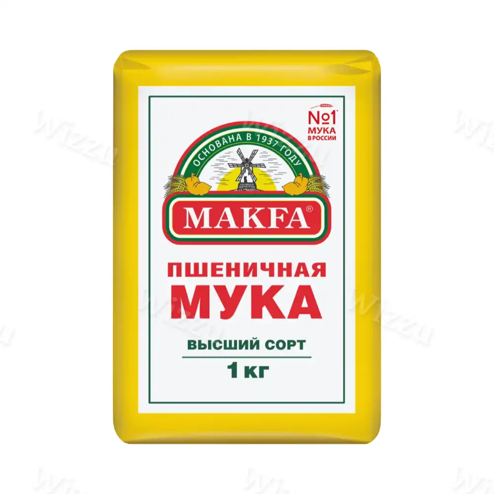 Мука Макфа Мукомол в/с 1кг, шт