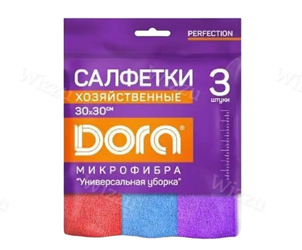 Салфетка универсальная из микрофибры Dora 30*03см