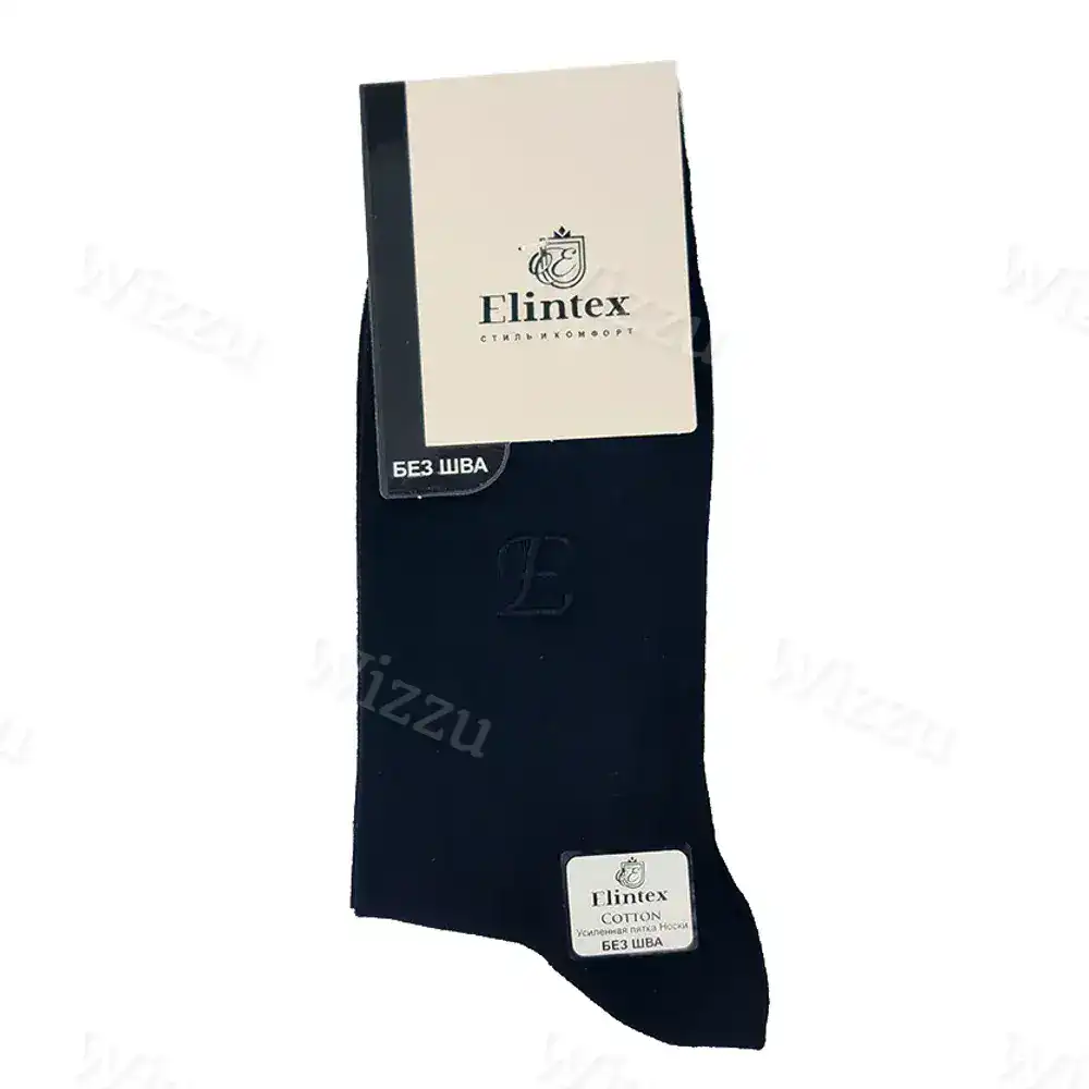 593 Носки муж. Elintex (41-44) (черный)