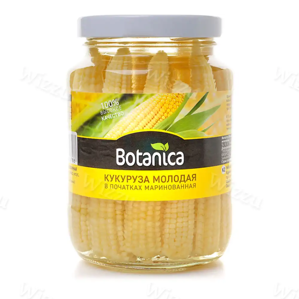 Кукуруза молодая целая в початках 370мл