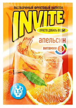 Напиток порошокообразный ассорти Invite 9гр