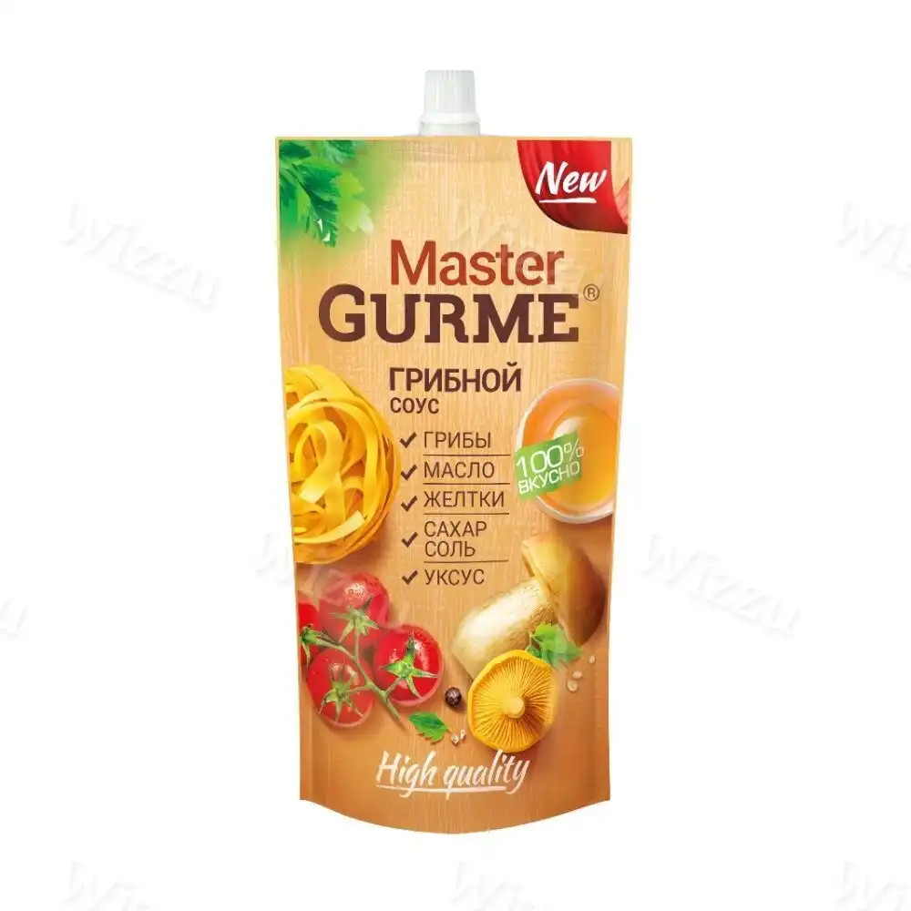 Соус "Master Gurme" Грибной 35% 200г, шт