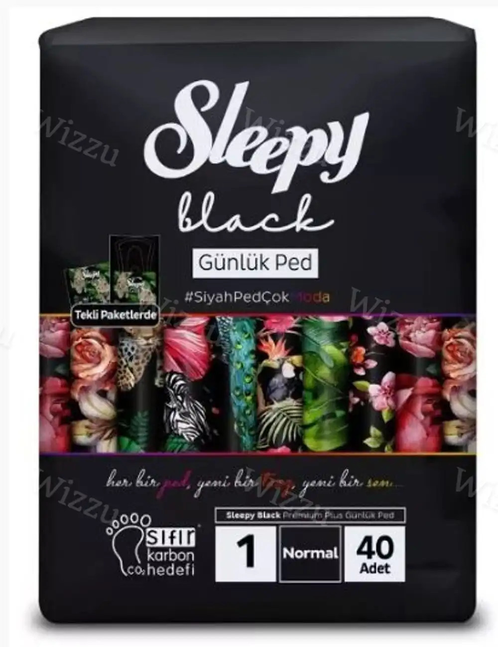 Прокладки Molped ежедн.Sleepy Black нормал 40шт