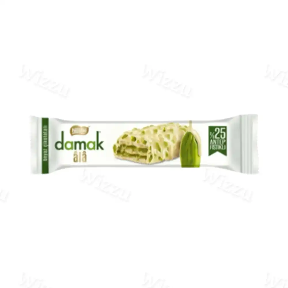Шок.плитка Nestle Damak белый шок.с фисташками 30гр