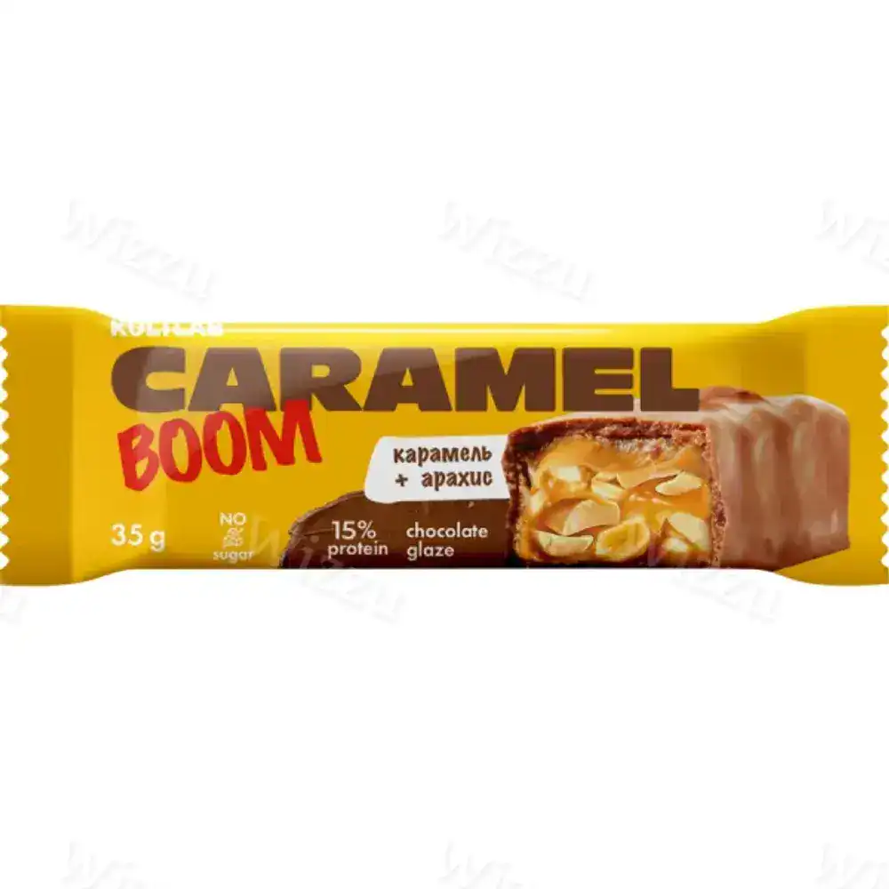 Батончик Kultlab Diet Caramel Boom (Карамель и Арахис) 35гр