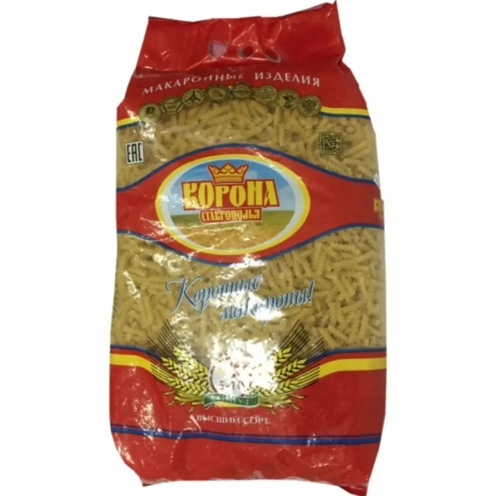 Макаронные изделия "Спиральки", Корона ставрополья, 5кг