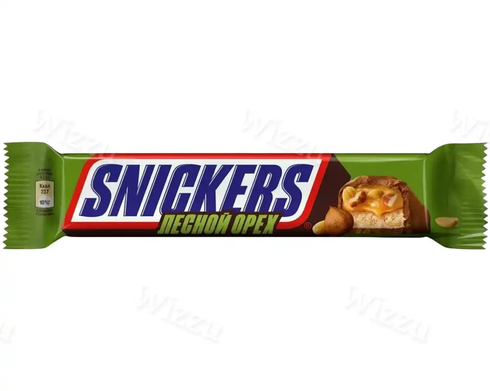 Батончик Сникерс лесной орех 81г, шт