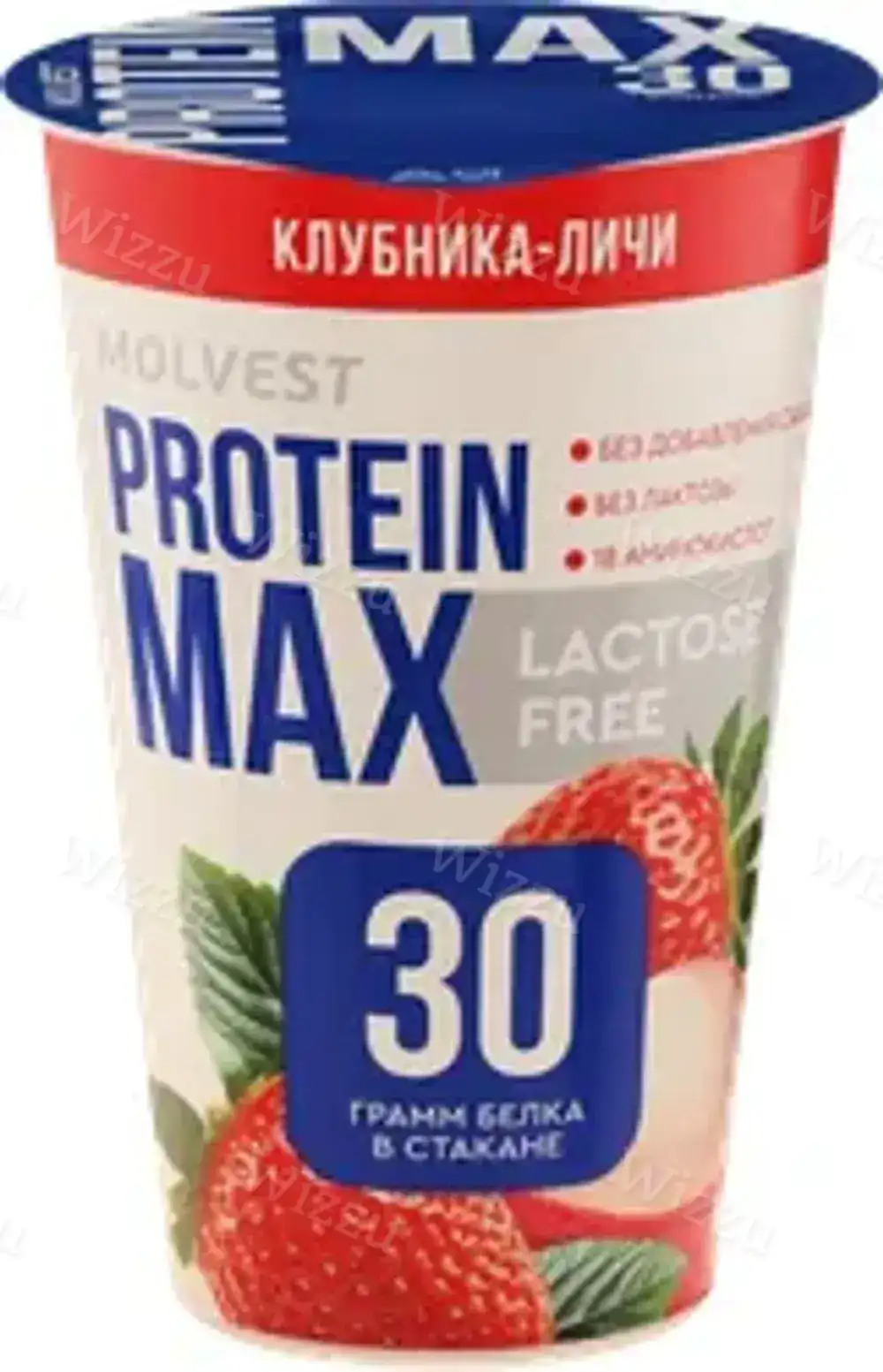 Напиток безлакт.Protein Max Клубника - Личи 240гр