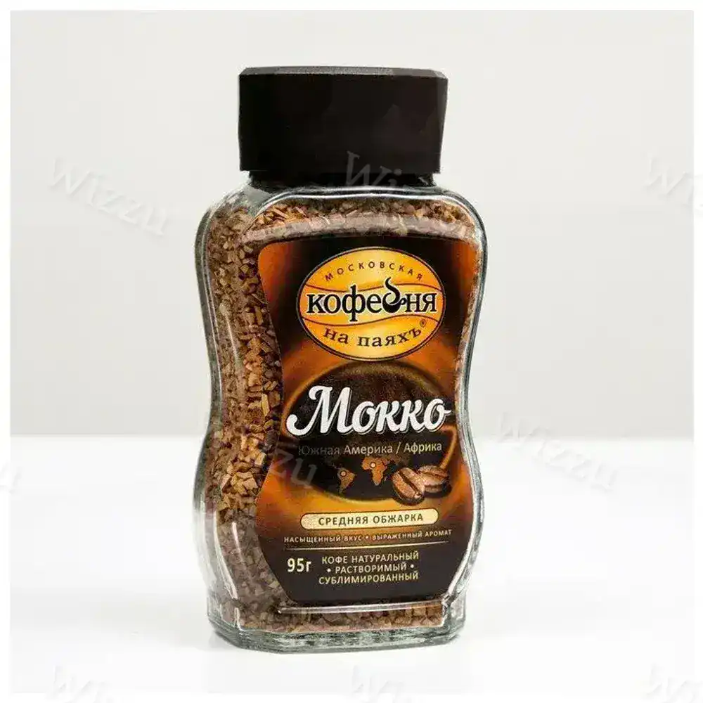 Кофе растворимый Кофейня стекло Мокко 95гр
