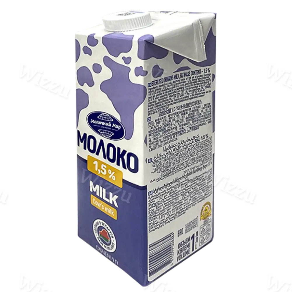 Молоко "Молочный Мир" стер.2,5% 1л