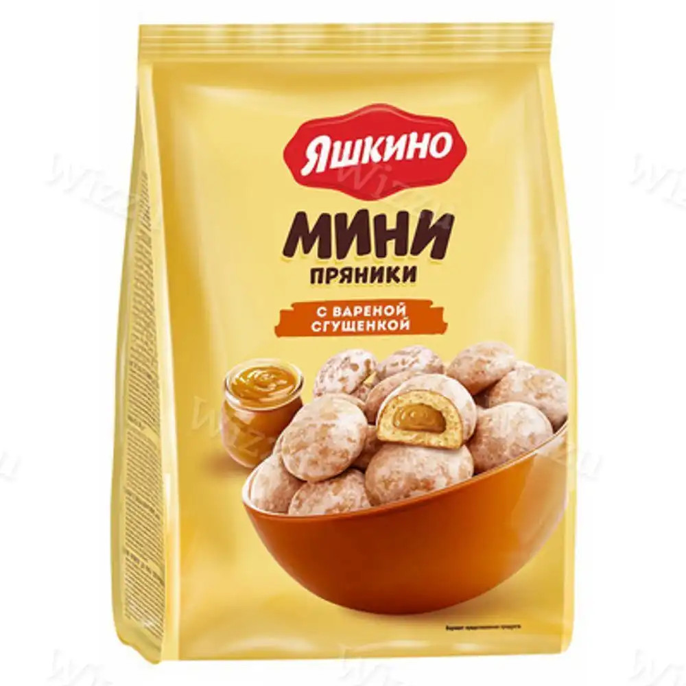 Мини пряники с вареной сгущенкой 300г