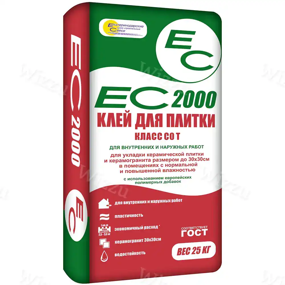 Клей для плитки C0T 25 кг ЕС 2000