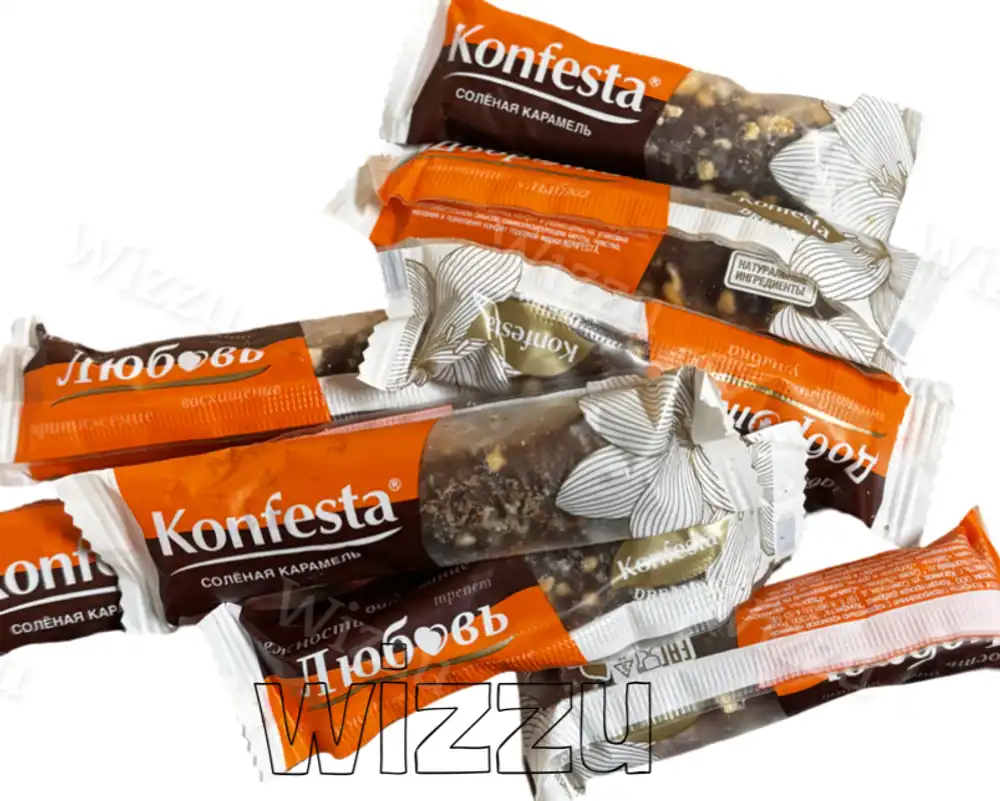 Конфеты Конфеста глазированной солено-карамельно кремовой гначинкой