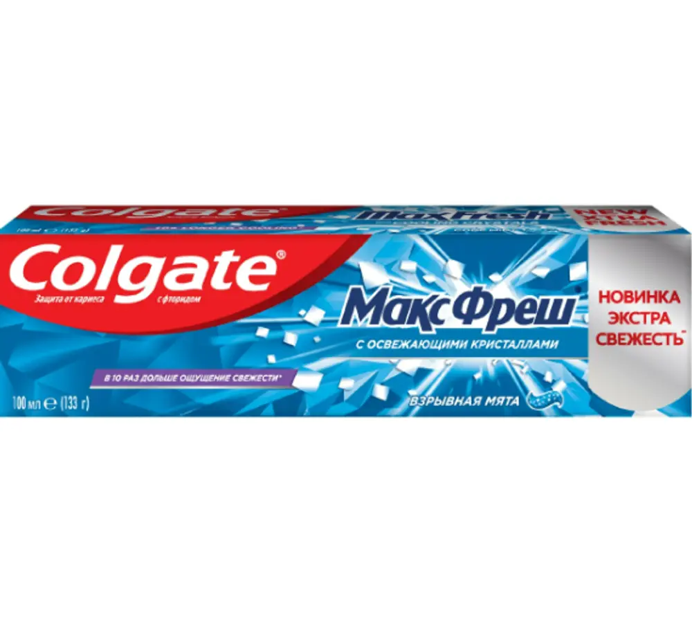 Зубная паста Colgate Макс Фреш Взрывная Мята освежающая, 100мл