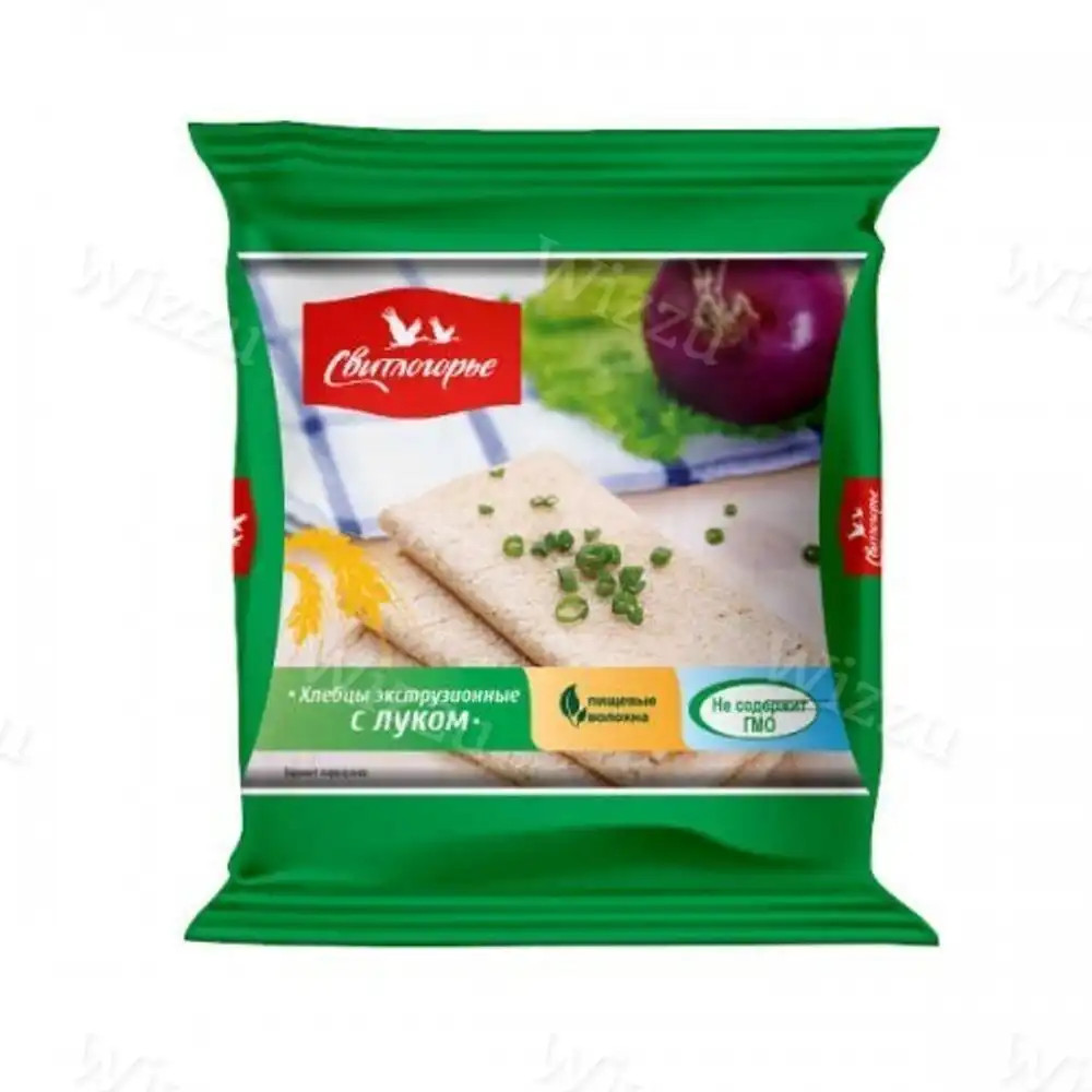 Хлебцы экструзионные Свитлогорье с Луком 55гр