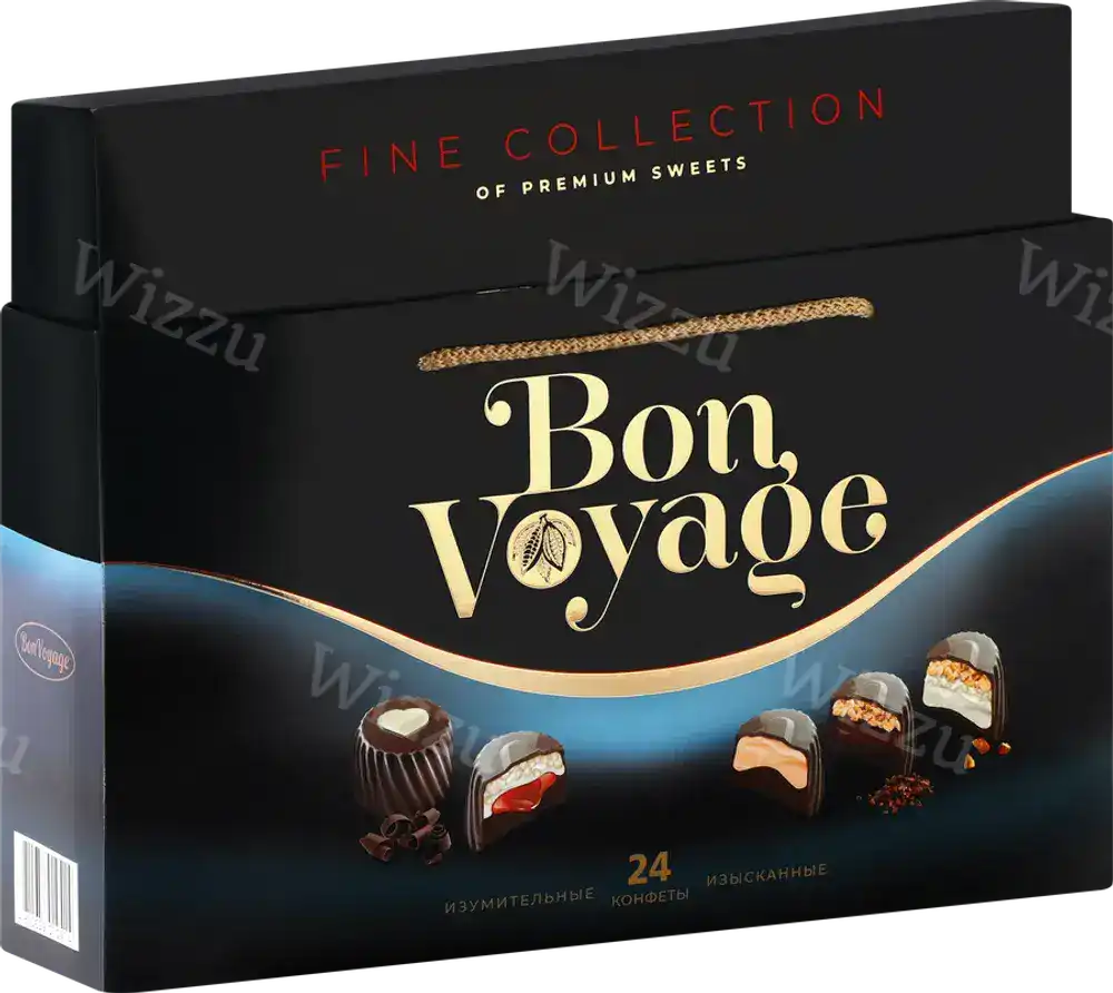 Набор конфет Bon Voyage Premium Арт.260/С Синяя коробка 370гр*6шт