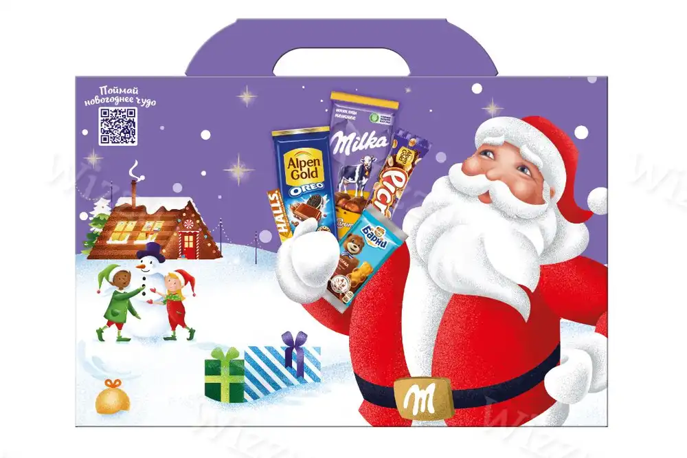 Новогодний подарок Milka Большой микс 398г