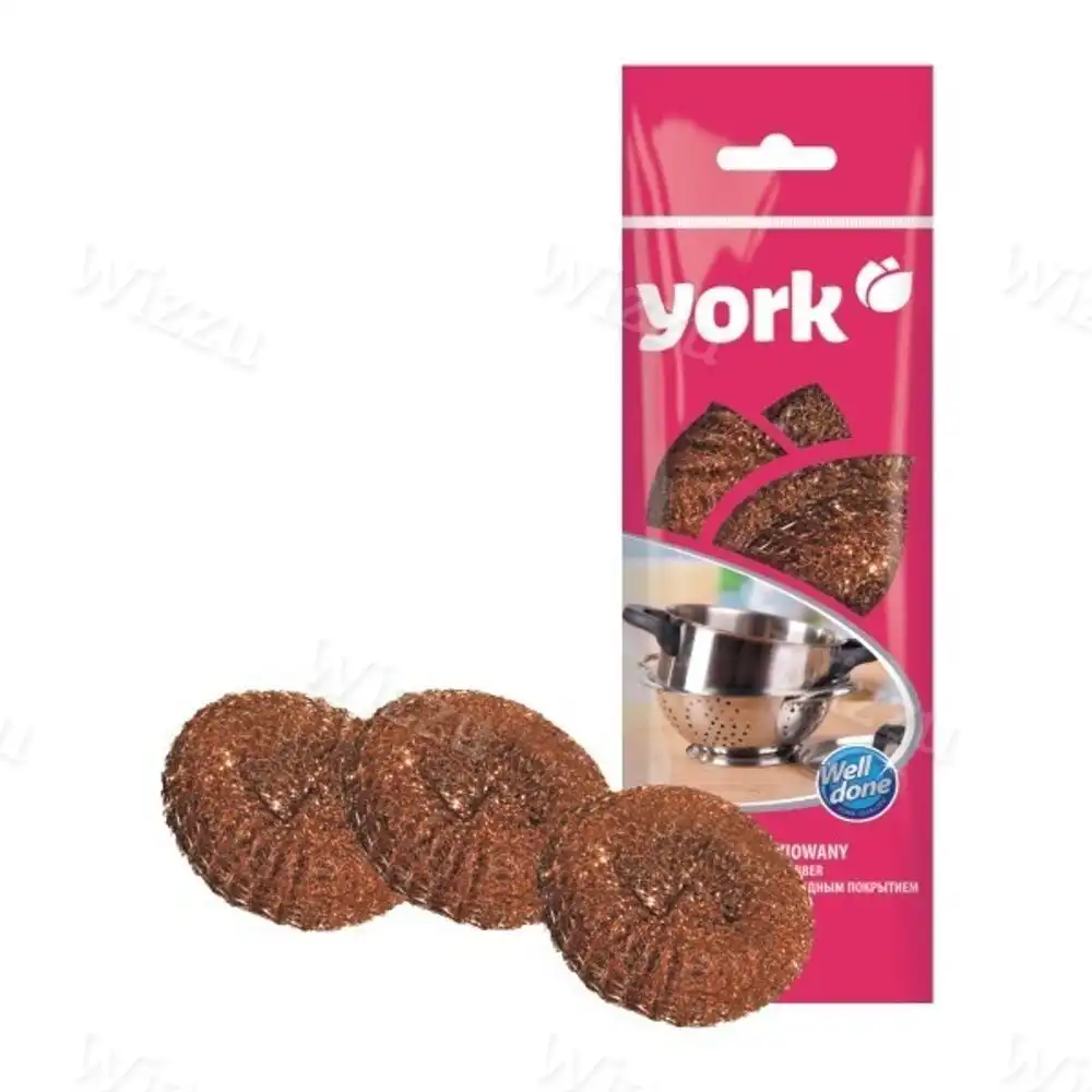 Губки Медные YORK 3шт