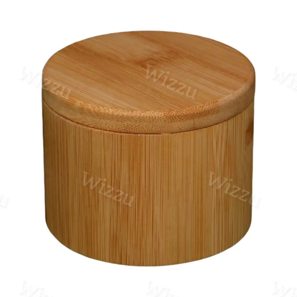 Емкость для хранения с крышкой круглая "Bamboo" 10.5*14.5см