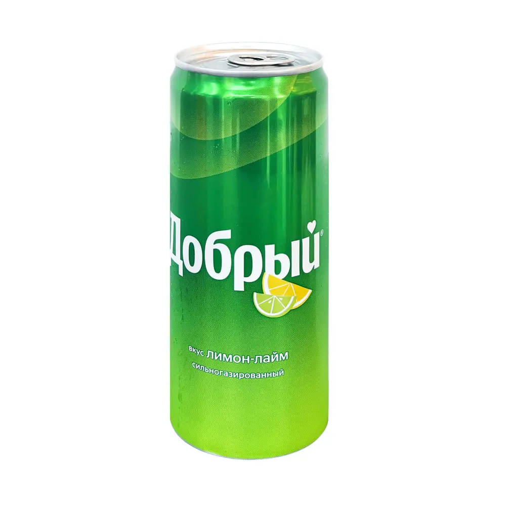 Сок Добрый Лимон лайм, 0.33л ж/б
