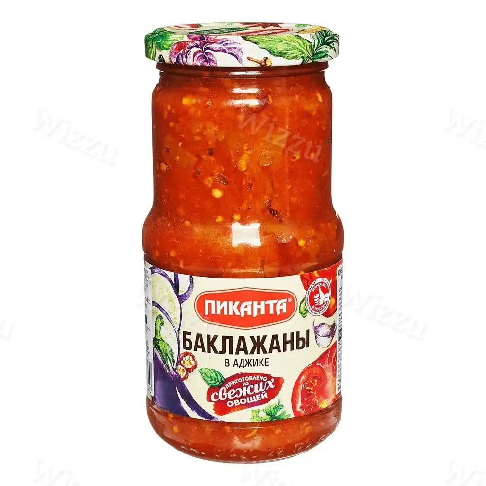 Баклажаны в аджике "Пиканта" 460гр