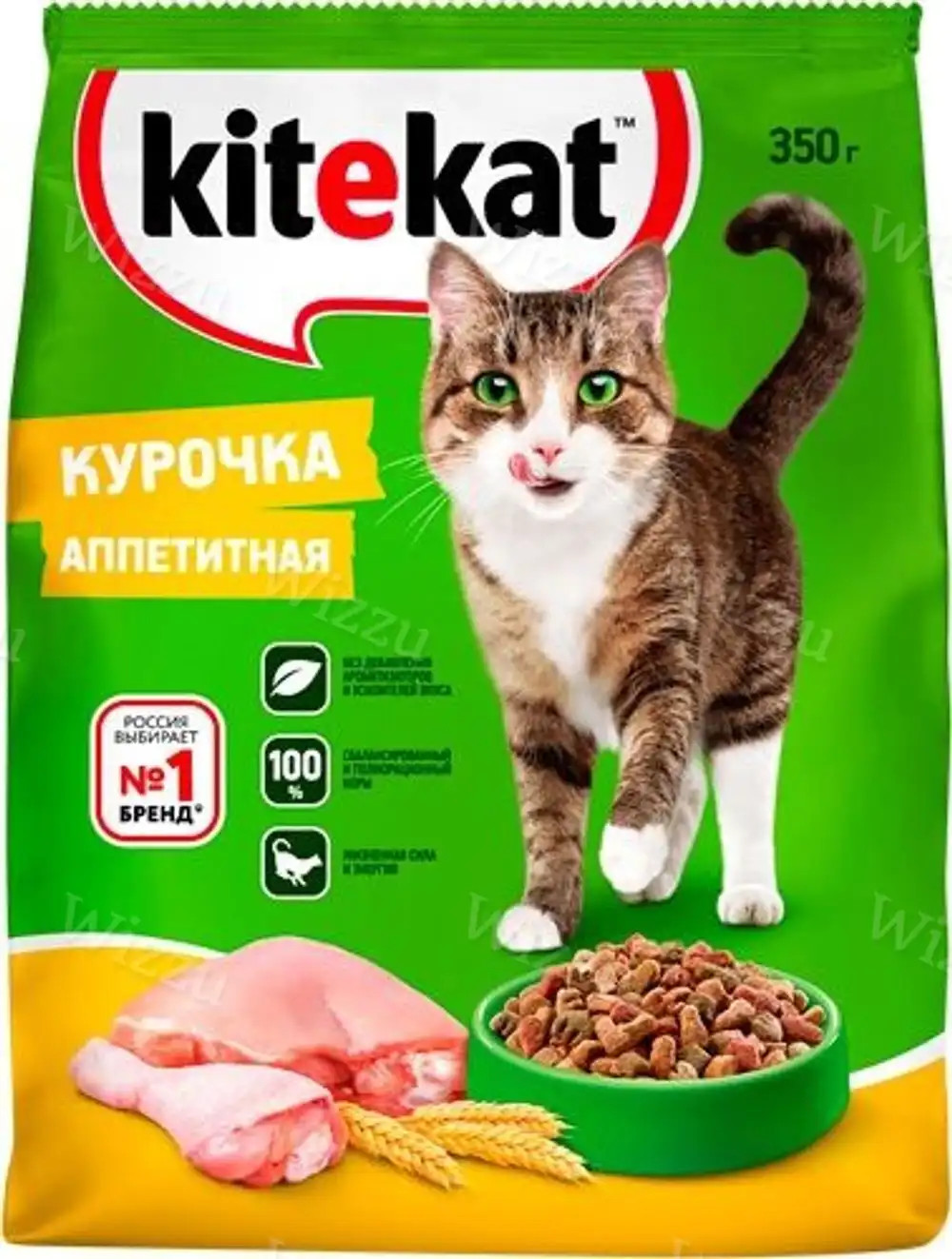 Корм сух Китекат д\к курочка аппетитная 350г, шт