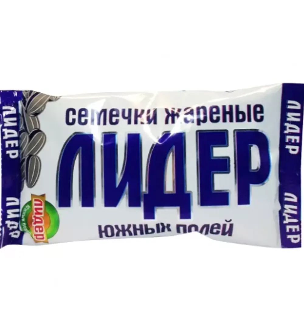 Семечки подсолнуха жаренные "Лидер", 50+-5г
