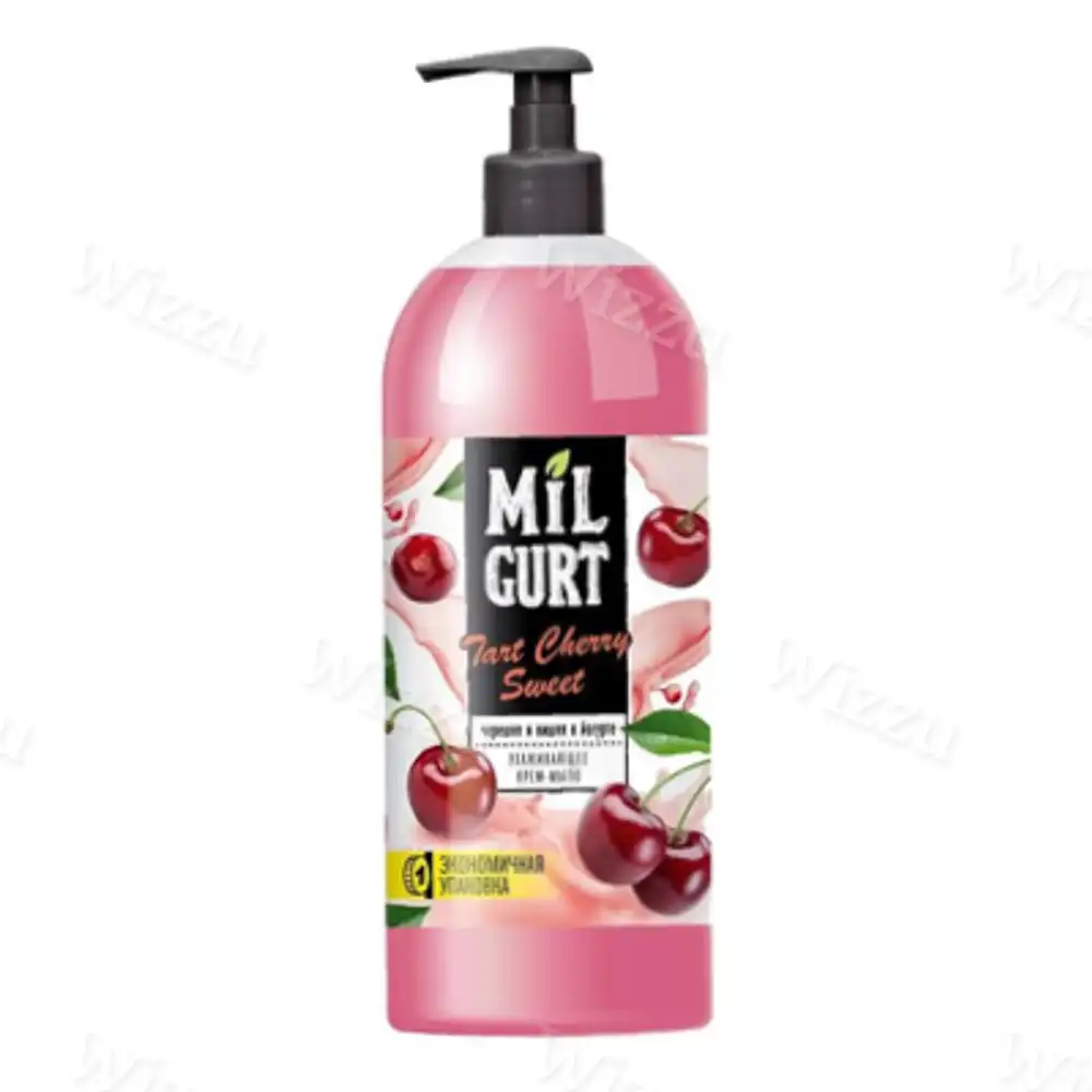 Жидкое крем-мыло MilGurt Вишня и черешня в йогурте 860мл