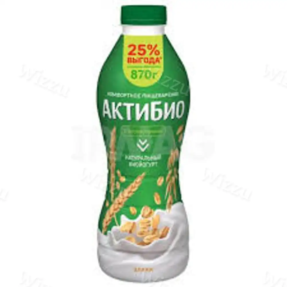 Йогурт Актибио питьев 870г Злаки, шт