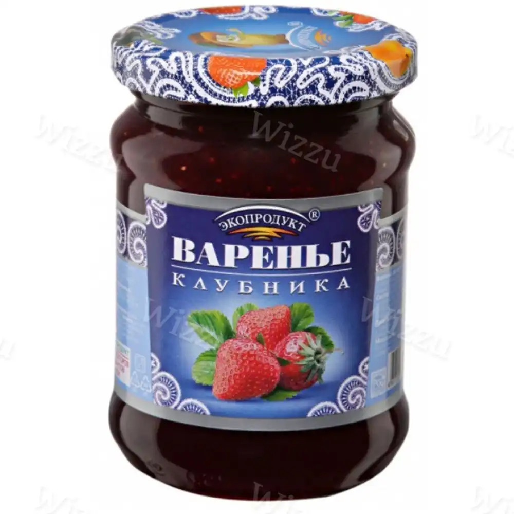 Варенье “ЭкоПродукт" Клубника 325гр