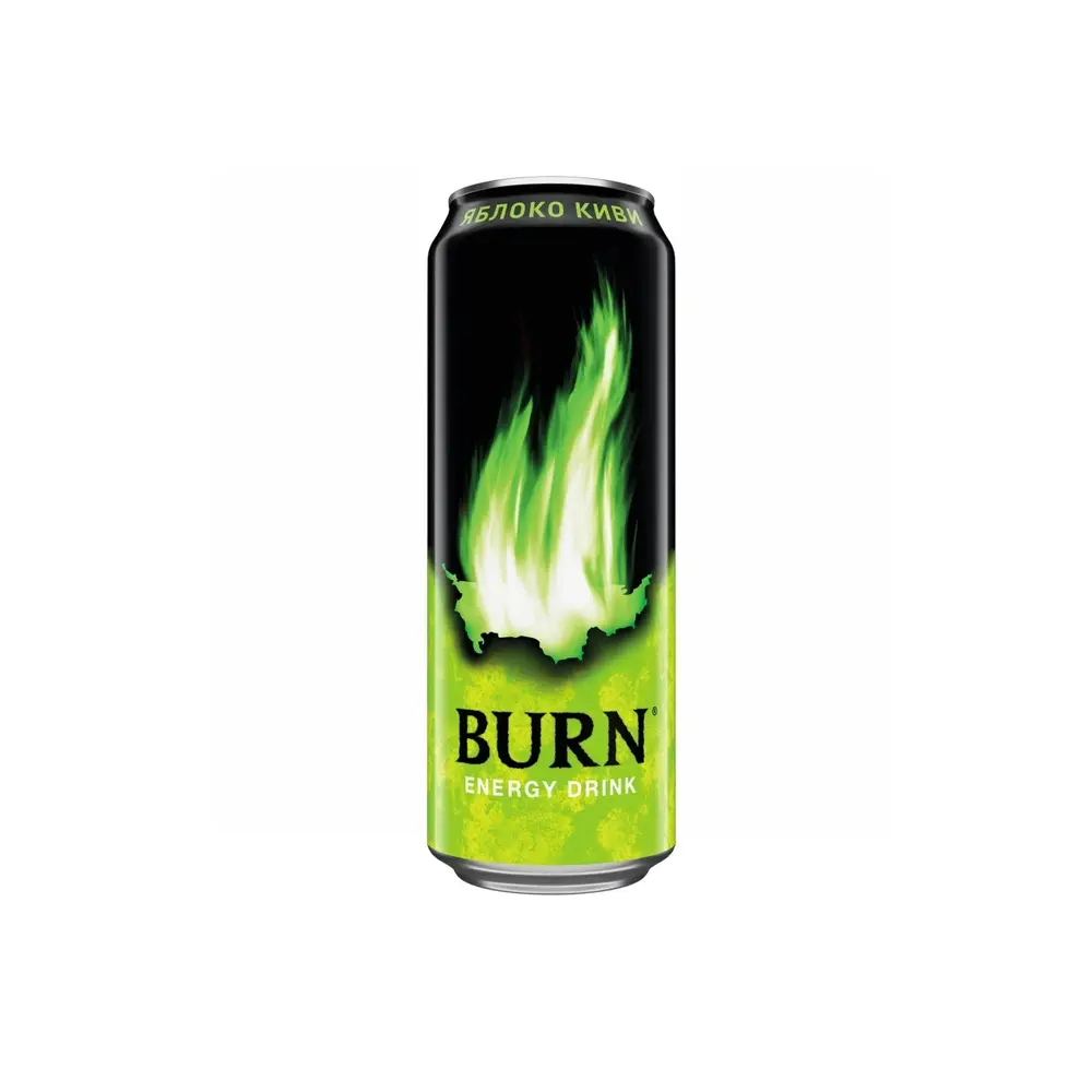 Напиток энергетический Burn яблоко-киви 0.449л