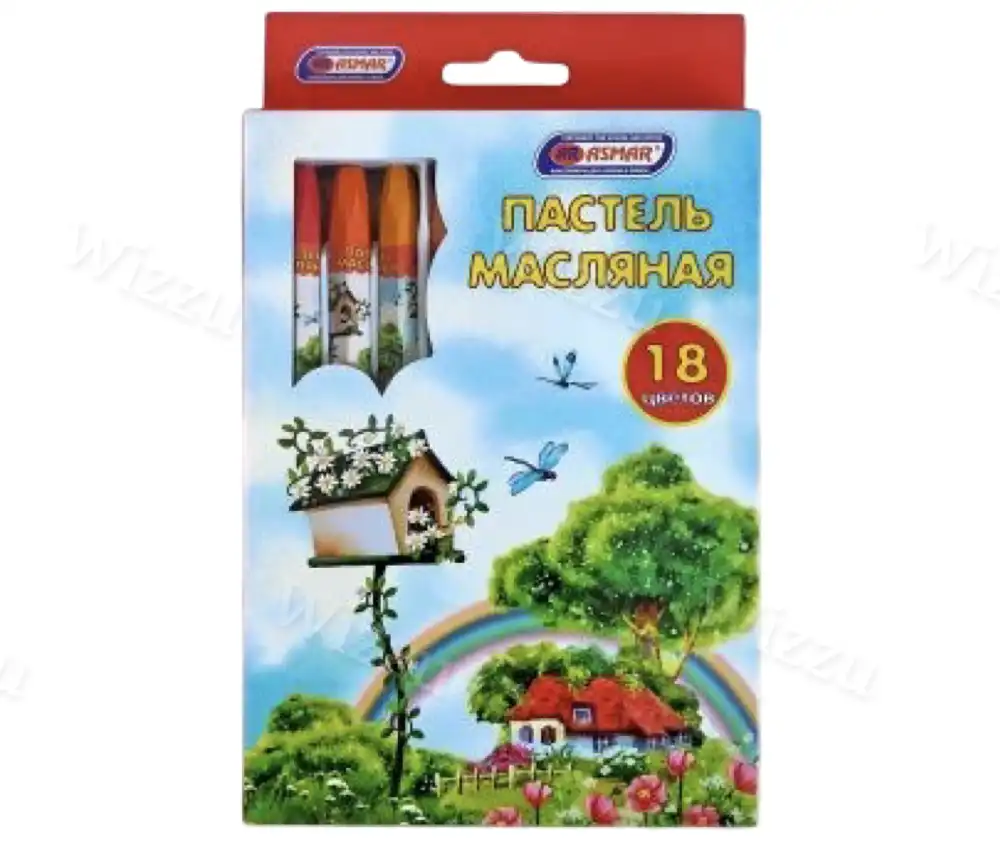 ПАСТЕЛЬ МАСЛЯНАЯ 24цв для художественно-графических работ "ASMAR" AR-9800-24