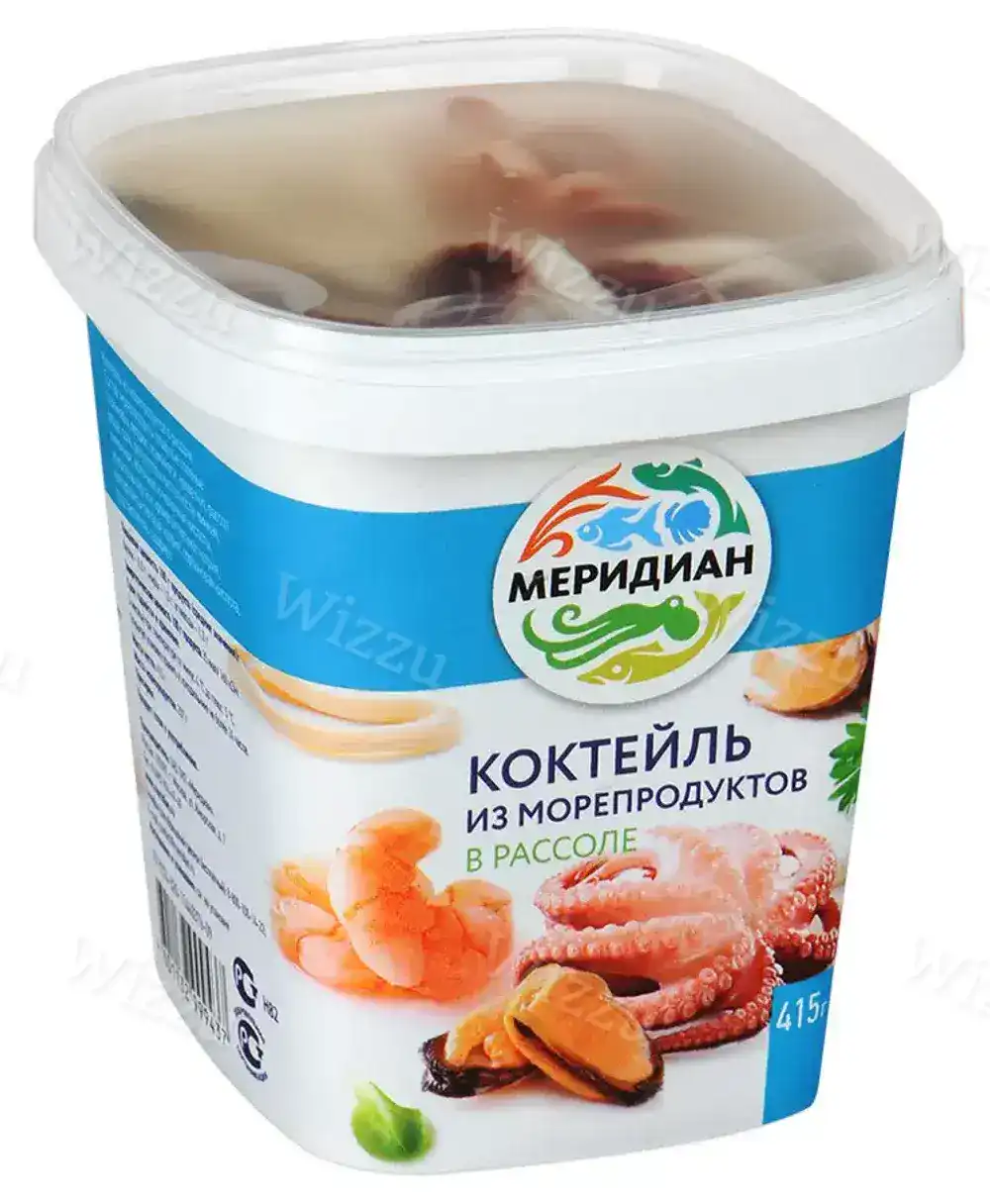Коктейль из Морепродуктов Меридиан в Рассоле 415гр
