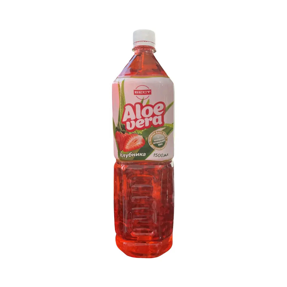 Напиток негазированный "Алоэ Вера" со вкусом клубники 1,5л