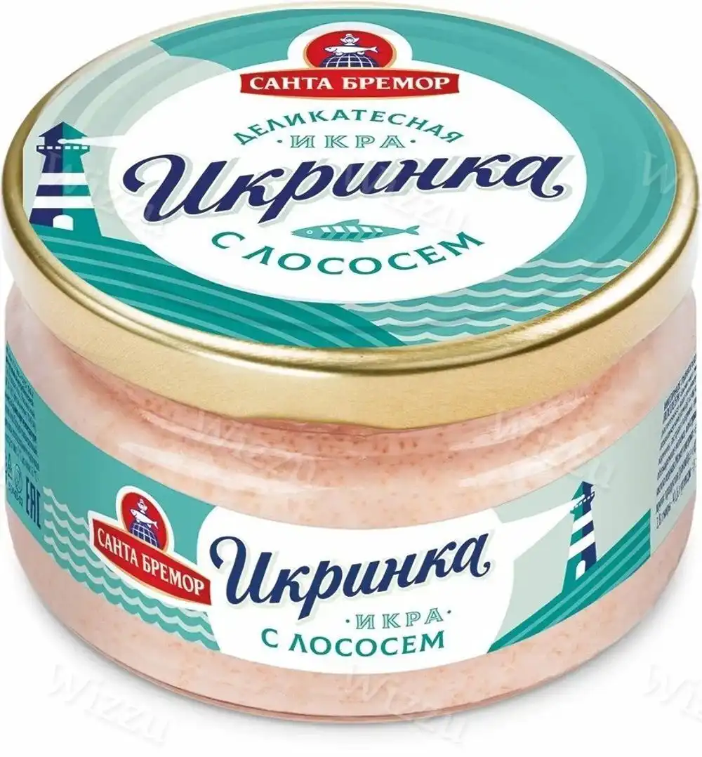 СБ Икра. Деликатесная "Икринка" с копченым лососем 160гр. (6шт)