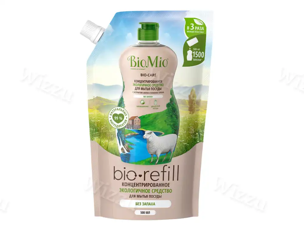 Средство Bio Refill БиоМио для мытья посуды Без Запаха 500мл