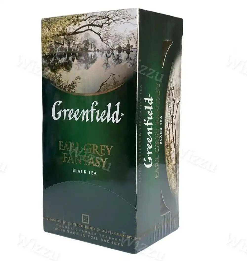 Чай Гринфилд черный Ерл грэй Фентази 25пак, шт