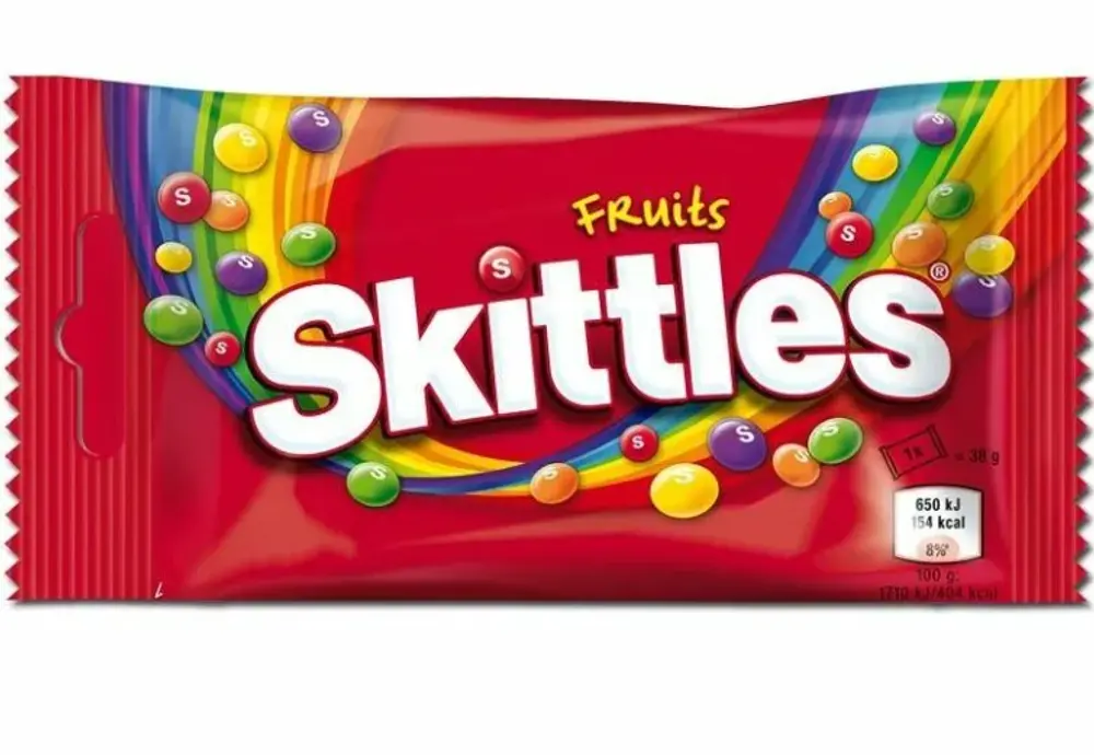 Драже Skitlles Фрукты в сахарной глазури, 38г