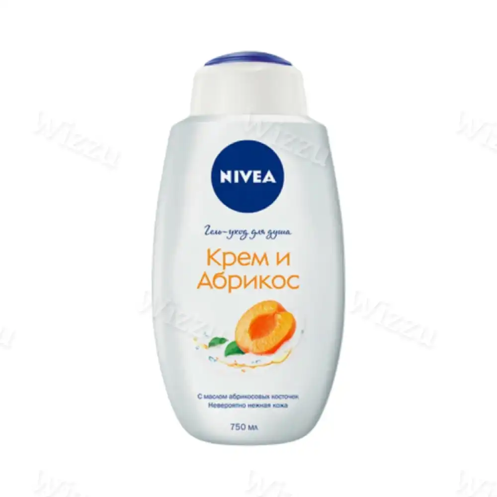 Гель - Уход для Душа жен Крем и Абрикос 750мл