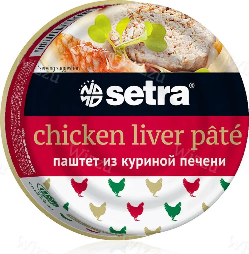 Паштет "Setra" из Куриной печени 100г