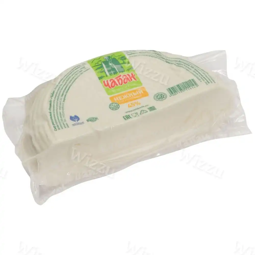 Сыр Нежный (пленка) весовая "Чабан" 45%