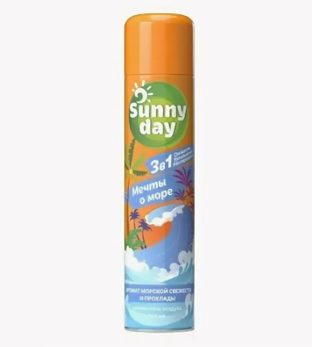 Освежитель воздуха "Мечты о море", Sunny Day, 300мл